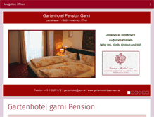 Tablet Screenshot of gartenhotel-baumann.at